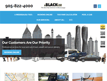 Tablet Screenshot of ablackcab.com